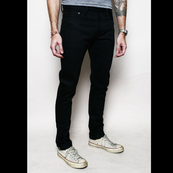 Rogue Territory Dark SK Indigo/Black Selvedge Denim